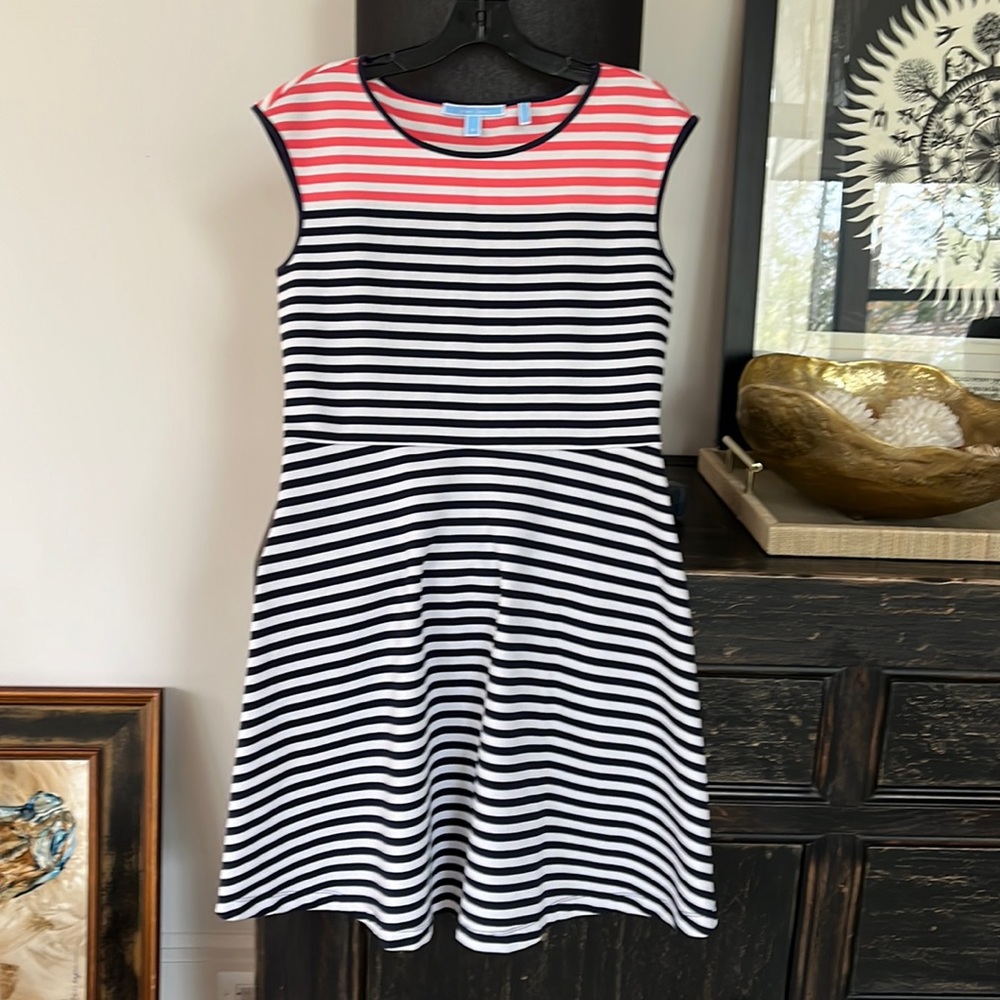 Draper James Striped A Line Dress